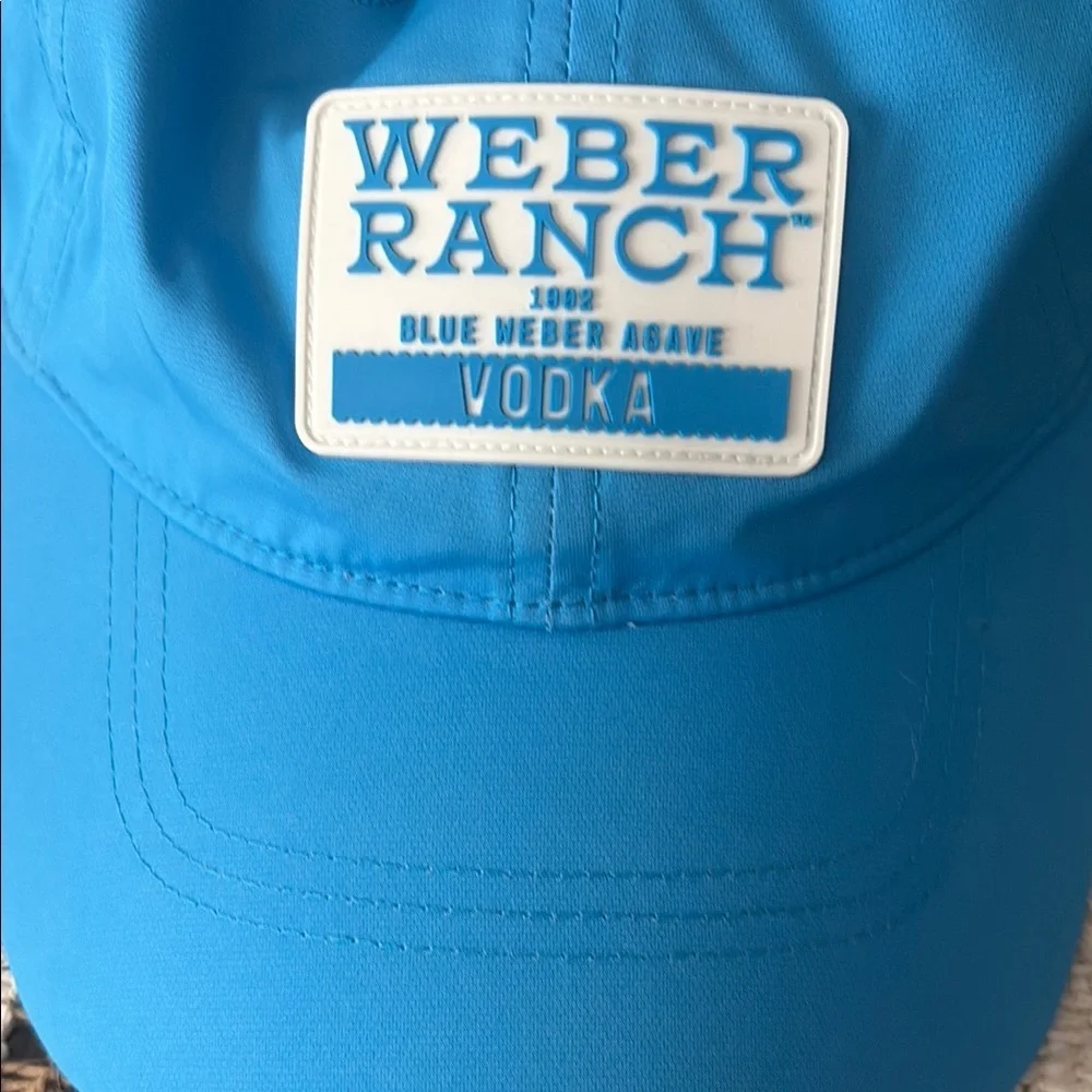 Weber Ranch Blue Weber Agave Turquoise Baseball Cap - NWOT